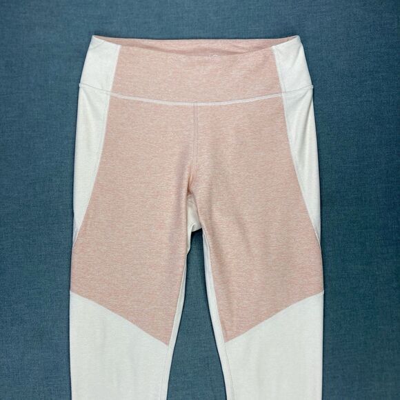 Outdoor Voices® 3/4 Warmup Leggings M Tri-Tone Compression Athletic Gym Pull On - Picture 3 of 14